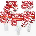 Big Dot of Happiness Lunar New Year - 2023 Year of The Rabbit Party Centerpiece Sticks - Table Toppers - Set of 15
