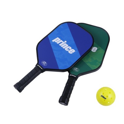 Prince Challenger 6-Piece Carbon Fiber Pickleball Set - 2 Paddles & 4 Performance Pickleballs