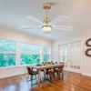 TOBILI Hot sales 42 Inch Indoor Ceiling Fan With Dimmable LED Light 5 Solid Wood Blades - 2 of 4