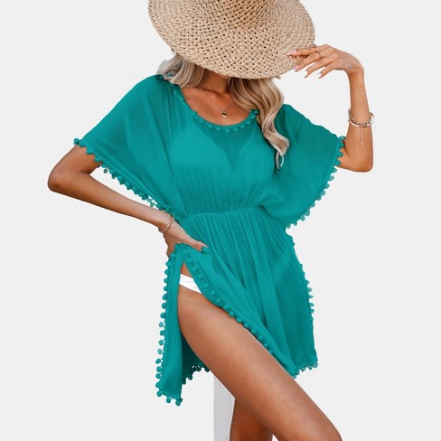 Women's Sheer Midi Swim Cover Up Dress - Cupshe : Target