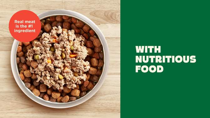 Rachael Ray Nutrish Real Beef, Pea & Brown Rice Recipe Adult Super Premium Dry Dog Food, 2 of 10, play video