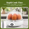 Elite Cuisine Automatic Easy Egg Cooker 7 Eggs White - 3 of 4
