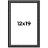 PosterPalooza | Linear Black Picture Frame - UV Acrylic, Foam Board Backing, Hanging Hardware - 2 of 4
