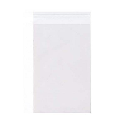 JAM Paper Cello Sleeves with Self-Adhesive Closure 10 x 13 Clear 10X13CELLO