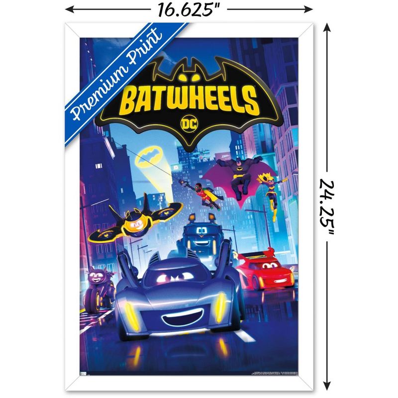 Trends International DC Comics TV Batwheels - Key Art Framed Wall Poster Prints, 3 of 7