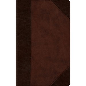 Large Print Compact Bible-ESV-Portfolio Design - (Leather Bound) - 1 of 1