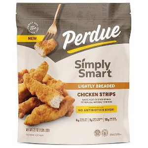 Perdue Simply Smart Lightly Breaded Frozen Chicken Strips - 22oz - 1 of 3