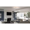 Urban Ambiance Luxury Minimalist Chandelier,  12.875"H x 21.625"W,  Brushed Nickel Finish, UHP3120 - 2 of 4