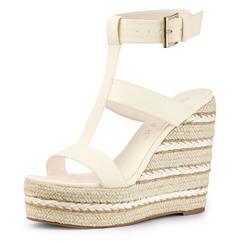 Beige on sale wedges target