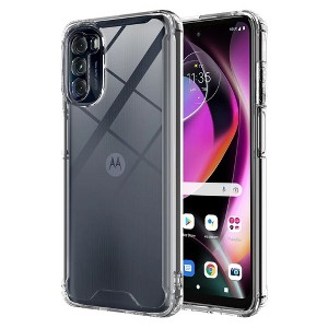 Ampd - Tpu / Acrylic Hard Shell Case For Motorola Moto G 5g (2022) - Clear - 1 of 4