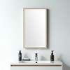 HomeRoots 42" Tan Framed Bathroom Vanity Mirror - 2 of 4
