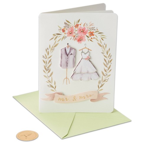 Wedding Card Whimsy Bridal Outfits - PAPYRUS - image 1 of 4