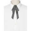 INSPIRE CHIC Women's Ribbon Brooch Rhinestone Bow Ties - 4 of 4
