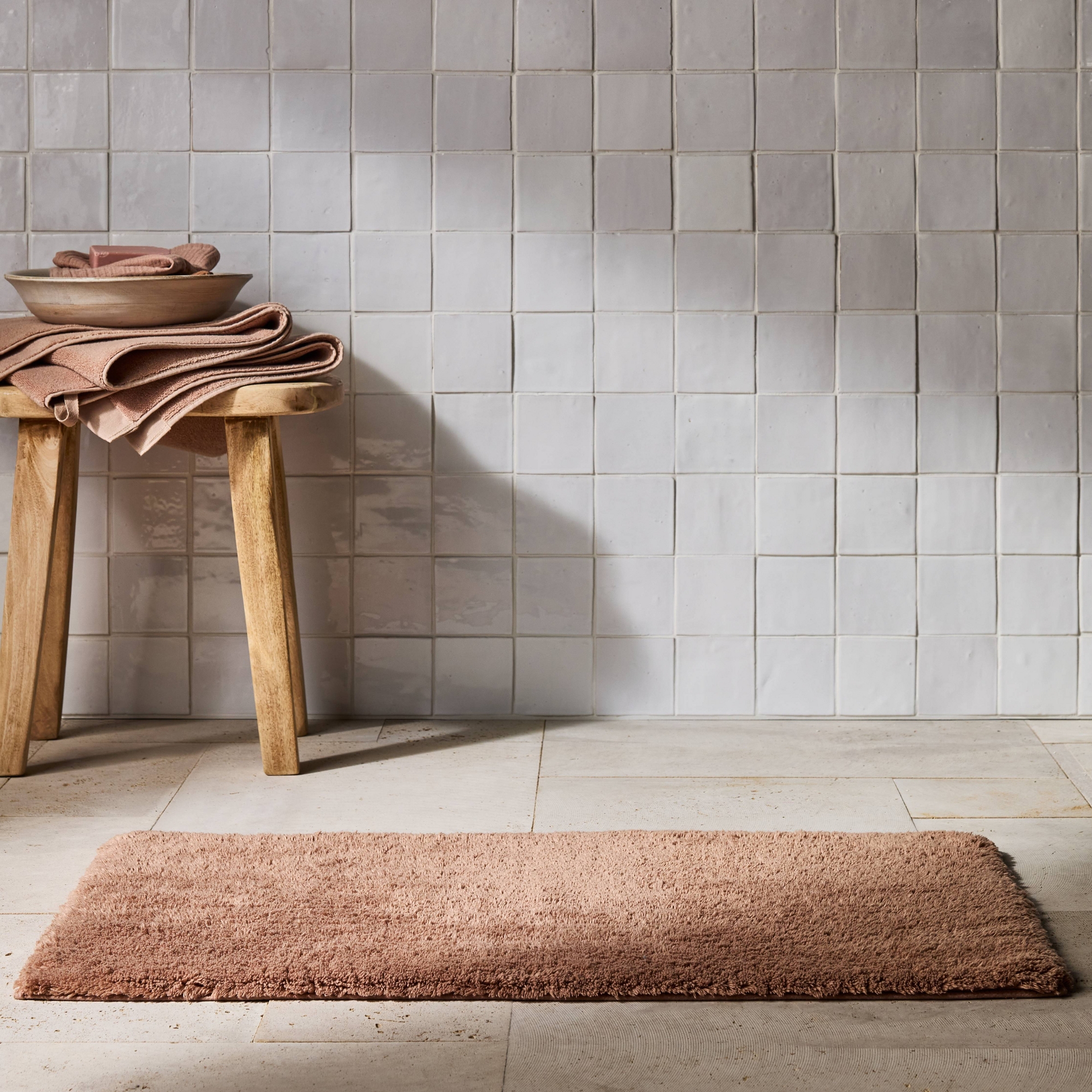 21"x34" Modal Plush Bath Rug Clay - Casaluna™