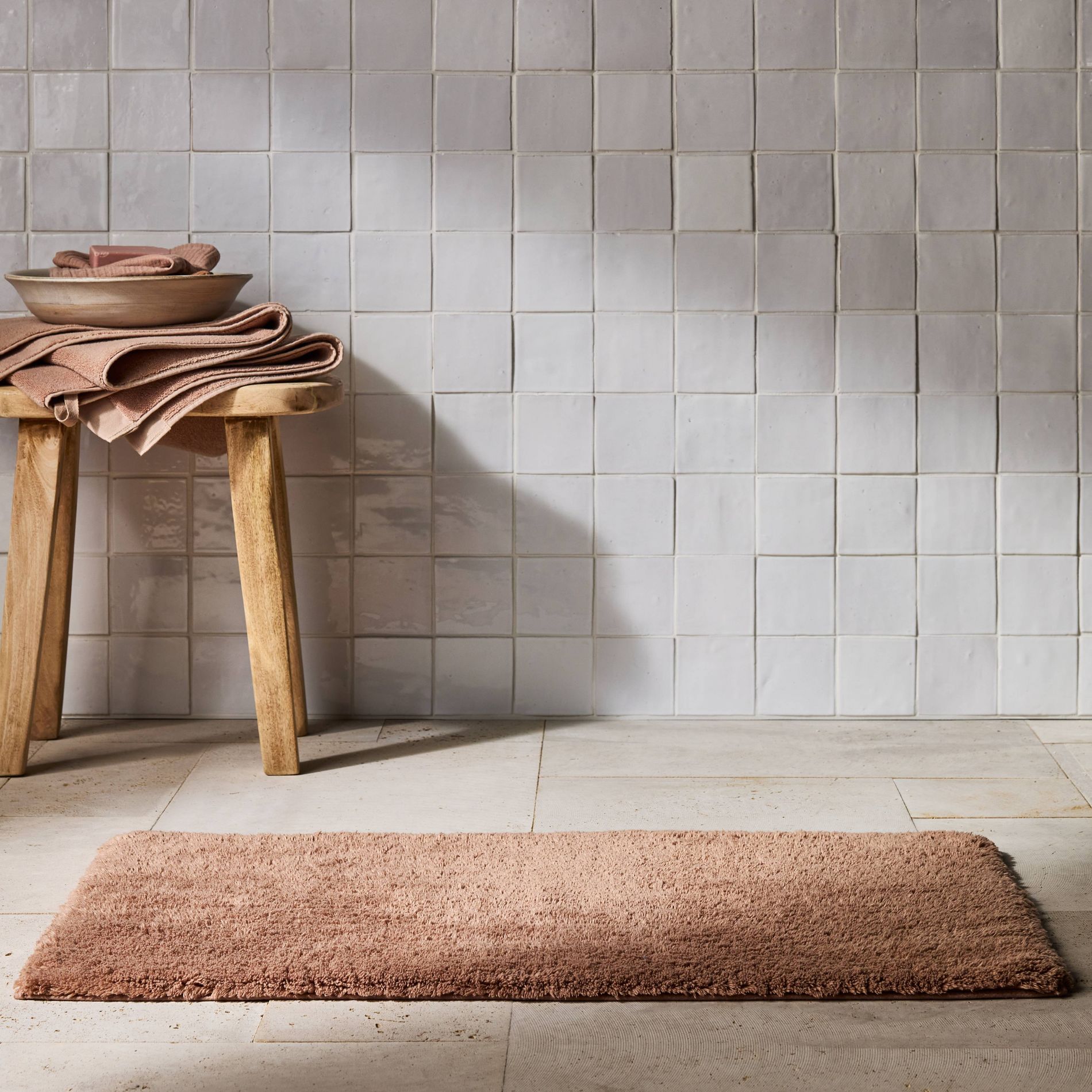 21"x34" Modal Plush Bath Rug Clay - Casaluna™