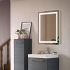 24 in. W x 32 in. H Rectangular Frameless Dimmable LED Lights Wall Mounted Bathroom Vanity Mirror - 2 of 4