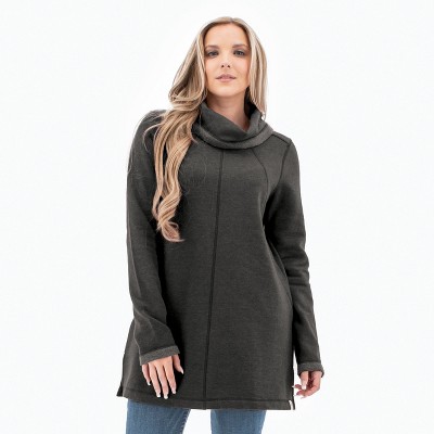 Old Ranch Brands Women's River Tunic - Charcoal, Size Small