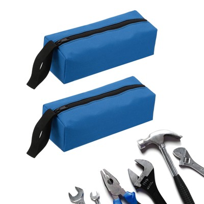 Unique Bargains Oxford Cloth Multi-Purpose Organizing Zipper Electrician Tool Bags 2 Pcs