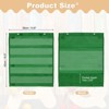 Unique Bargains Magnetic Wall Hanging Small Double-Sided Classroom Pocket Chart - 2 of 4