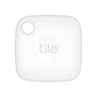 Tile Mate (2022) - 1 Pack - White - Bluetooth Tracker, Keys Finder