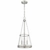 Prescott 3-Light Pendant - Modern Candelabra Style for Kitchen & Foyer, Dimmable, Damp Rated - 2 of 4