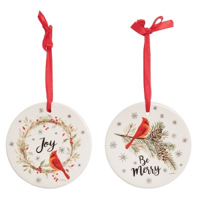 C&F Home Cardinal Wreath Ornament, A/2