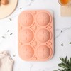 Unique Bargains Ice Tray 6-Cavity Round Ice Ball Mould Hand Wash Only Silicone 7.24"x5.02"x2.24" 1 Pc - 2 of 3