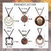 6Pcs Long Pendant Necklaces for Women Boho Vintage Wood Fall Sweater Necklaces Set Sign Y Necklace Hippie Handmade Fashion Jewelry Accessories - 2 of 4