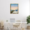 Stupell Industries Vintage Santorini Cityscape Black Framed Floater Canvas Wall Art - 2 of 4