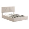 Full Size Upholstered Platform Bed with a Hydraulic Storage System - 3 of 4
