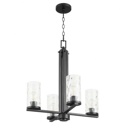 Quorum Lighting Steinway 4 - Light Chandelier in  Matte Black