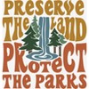 Elevation 7573 "Preserve The Land, Protect The Parks" Adult Long Sleeve Hoodie - 2 of 2