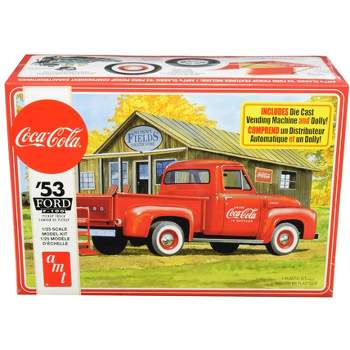 Skill 3 Model Kit Kenworth Conventional W-925 Tractor Truck coca-cola  1/25 Scale Model By Amt : Target