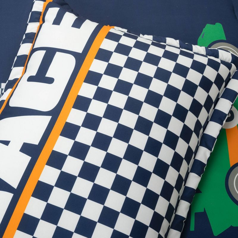 Kids' Racing Cars Reversible Oversized Comforter Set - Lush Décor, 5 of 10