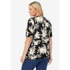 Woman Within Plus Size Perfect Elbow-Length Sleeve Cardigan - 3 of 4