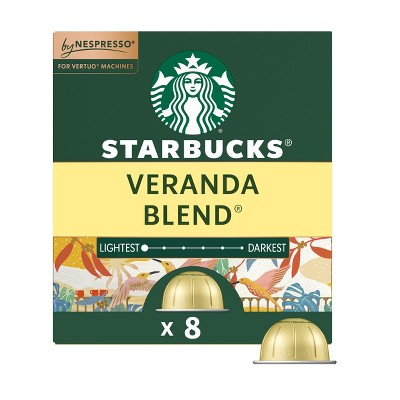 Starbucks by Nespresso Vertuo Line Pods Starbucks Blonde Roast Coffee Veranda Blend - 8ct