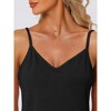 cheibear Women's Soft Cami Top and Capri Lace Trim Sleeveless Summer Pajama Set - 4 of 4