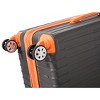 Rockland 3 Luggage Set 2-Piece Hardside Spinner Wheel Uprights with Tote Charcoal - 3 of 4