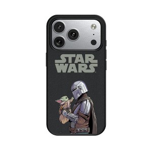 Star Wars Mandalorian Color Block MagSafe Compatible Cell Phone Case for Apple iPhone 17 Series - 1 of 4