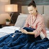 Costway 60''x50'' Throw Blanket Flannel  Double-sided Flush - 3 of 4