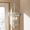 Minka Lavery Polished Nickel Pendant Chandelier 19 3/4" Wide Modern Clear Glass Shade 4-Light Fixture for Dining Room House Foyer - 2 of 2