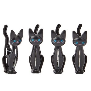 The Lakeside Collection Set of 4 Cat Bag Clips 4 Pieces - 1 of 3