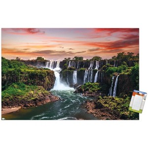 Trends International Wonders of the World - Iguazu Falls Unframed Wall Poster Prints - 1 of 4
