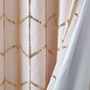 PAGED Metallic Print Total Blackout Curtains for Bedroom,Window Curtain Panels with Grommet Top,Curtains for Living Room,Machine Washable - 3 of 4