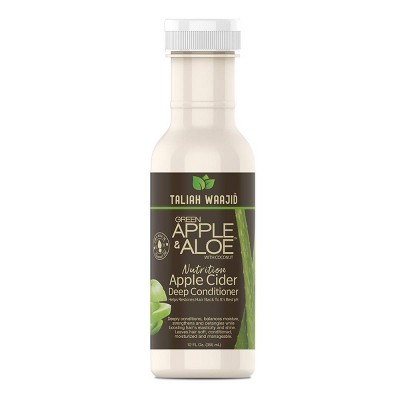 Taliah Waajid Green Apple & Aloe Nutrition Apple Cider Deep Conditioner - 12 fl oz: Cream Conditioner for Textured Hair