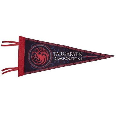 Calhoun Sportswear Game of Thrones 8.5"x21" House Targaryen Felt Wall Pennant