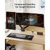 ErGear Dual Monitor Stand for Screens up to 32 Inches, Max Load 22lbs Each Arm, Adjustable Dual Monitor Mount, Sturdy Steel, VESA Compatible - 2 of 4