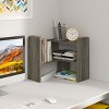 HOMLUX Adjustable Desktop Bookshelf Display Rack Kitchen Storage Organizer Dorm Office - 2 of 4