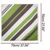 Allegra K Women's Stripe Print Square Scarves Head Scarf Neckerchief - 3 of 4