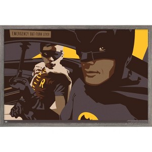 Trends International DC Comics - Batman and Robin by Russell Walks Framed Wall Poster Prints - 1 of 4